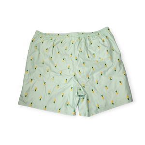 Old Navy Printed Swim Trunks for Men 7-inch inseam Pineapple XXL